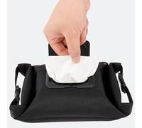 Distributeur de lingettes humides pour bébé - Pochettes rechargeables en toile - Pour garder les lingettes fraîches, voyage - Récipient pour lingettes humides - Pour le camping et la randonnée