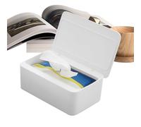 Distributeur de lingettes humides - Récipient de lingettes pour | Boîte à mouchoirs réutilisable | Le couvercle scellé garde les fraîches, étui de rangement rechargeable en PP pour la maison,