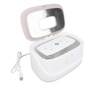 Distributeur de Lingettes Humides, Veilleuse à 3 Vitesses et Température Réglable, alimenté par USB, Grande capacité, Chauffe-lingettes Humides pour les Essentiels du nouveau-né