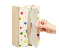 Distributeur de lingettes magnétiques, boîte à mouchoirs murale, organisateur compact avec couvercle magnétique, rangement en plastique durable, distributeur de style moderne, rangement de cuisine, sa