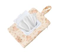 Distributeur de lingettes portable - Housse pour sac à couches rechargeable avec cordon de serrage, support de voyage léger | Accessoire pratique pour lingettes pour voyages pratiques et essentiels