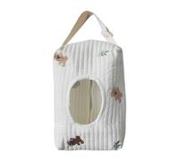 Distributeur de lingettes pour bébé, conteneur de lingettes rechargeable portable | Organiseur de rangement mignon réutilisable et léger pour sac à langer, salle de bain, poussette, shopping, marche