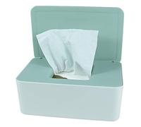 Distributeur de lingettes pour Couches - Boîte de Rangement pour mouchoirs - Distributeur de lingettes humides avec Couvercle - pour la Maison, Le Bureau, Les Voitures - Vert