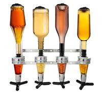 Distributeur de liqueur mural - 4 bouteilles de bar support de majordome