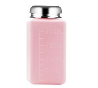Distributeur de liquide 100-250 ml pour enlever les ongles polis en acier inoxydable, tête de presse, récipient de liquide cosmétique