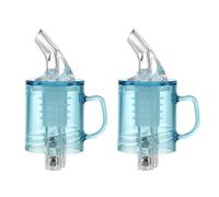 Distributeur de liquide pour un versement précis de liqueur d'huile - Mécanisme à bille en acier amovible - Nettoyage facile - Accessoire de cuisine - Roulement à billes en acier - Bec verseur