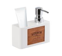 Distributeur de liquide vaisselle, bouteille à pompe rechargeable, distributeur de savon vaisselle, pour l'évier, le plan de travail, la salle de bain, la salle de bain, le mur intérieur et le