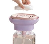 Distributeur de liquide vaisselle, distributeur de savon à vaisselle avec porte-éponge | Plateau de rangement facile à installer pour dortoir, maison, appartement, camping-car, maison de location