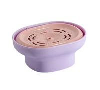 Distributeur de liquide vaisselle - Support d'efficacité de nettoyage, unité de plateau de séchage intégrée, silicone PP bi-matière, évier pour accessoires en résine | pour les habitants des apparteme