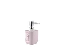 Distributeur de lotion Bouteille de Lotion à pression en céramique créative, for la maison, l'hôtel, salle bain, désinfectant for les mains séparé Bouteille de savon multi-usages(Pink)