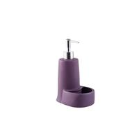 Distributeur de lotion Bouteille en céramique nordique, Lotion, désinfectant for les mains, Gel douche, salle de bain, presse à shampoing Bouteille de savon multi-usages(Purple)