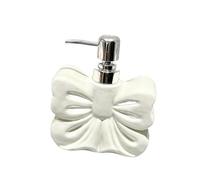 Distributeur de lotion Distributeur De Lotion Bow Avec Flacon Pompe For Savon Et Shampoing Rose Bouteille de savon multi-usages(White)