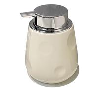 Distributeur de lotion Distributeur de savon avec pompe, distributeur shampoing en céramique Bouteille de savon multi-usages(White)