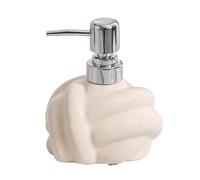 Distributeur de lotion Distributeur De Savon Avec Pompe Élégant For Le Lavage Des Mains, La Vaisselle, Gel Douche, Shampoing Bouteille de savon multi-usages(White)