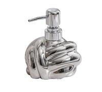Distributeur de lotion Distributeur De Savon Avec Pompe Élégant For Le Lavage Des Mains, La Vaisselle, Gel Douche, Shampoing Bouteille de savon multi-usages(Silver)