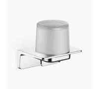 Distributeur de lotion Dornbracht avec récipient en verre cristal mat, chrome, 83430976-00