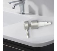 Distributeur de lotion en acier inoxydable 304, finition lisse, décharge de 2 ml, compatible avec 2 bouteilles de 5 cm, 1 pièce (E)