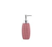 Distributeur de lotion Lotion crème détergente en bouteille de liquide lavage des mains céramique Bouteille de savon multi-usages(Pink)