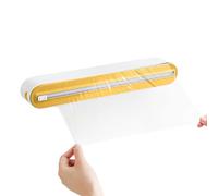 Distributeur de magnétique - Organisateur de en aluminium, coupeur intégré, déchirure du alimentaire, rangement des rouleaux de papier parchemin, support de feuille d'étain | Distribute