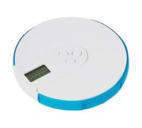 Distributeur de médicaments avec alarme - Pilulier hebdomadaire avec 7 jours de stockage, grand affichage, 4 alarmes quotidiennes, étui sécurisé pour la protection de la vie privée des pilules