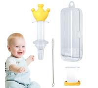 Distributeur de médicaments pour, distributeur de médicaments avec sucette, Compte-gouttes de médecine liquide orale pour mignons, Seringue compte-gouttes pour médicaments liquides et autres Quzente