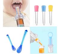 Distributeur De Médicaments Pour Nouveau-Né, Distributeur De Médicaments Pour L'alimentation Du Nouveau-Né, Distributeur De Compte-Gouttes À Presser, Sucette, Ustensiles D'alimentation, Cuillère Pour