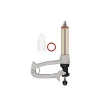 Distributeur De Médicaments Seringue Continue De 25ml/50ml Avec Aiguille Injecteur Vaccin Seringue Vétérinaire Semi-automatique Pour Poulet Vache Mouton Cheval(50ml,Needle-NO.9x15)