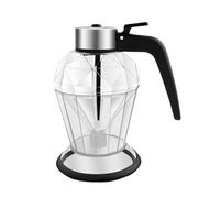 Distributeur de miel en verre transparent, anti-goutte, 200 ml, multi-usage, pot à huile d'olive, pour lait condensé, cuisine