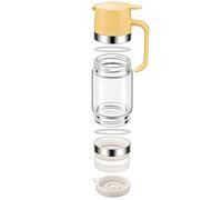 Distributeur de miel - Presse à poignée amovible de 300 ml, récipient transparent pour sirop, accessoire de cuisine pour verser la sauce résistant aux fuites, distributeur de boissons facile à prendre