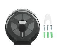 Distributeur de mouchoirs en rouleau simple, distributeur de mouchoirs Jumbo, rouleau de papier toilette, barre d'hôtel, Transparent noir