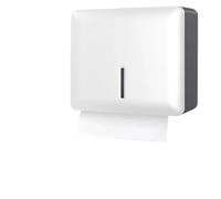 Distributeur de mouchoirs Salle Bain Porte-Serviettes en Papier Mural Distributeur Petites Serviettes for Porte-Papier hygiénique Cuisine pour Papier(White)