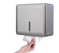 Distributeur de mouchoirs Salle Bain Porte-Serviettes en Papier Mural Distributeur Petites Serviettes for Porte-Papier hygiénique Cuisine pour Papier(Dark Gray)