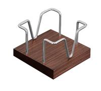 Distributeur de notes adhésives Organiseur bloc de bureau 7,6 x 7,6 cm | Support antidérapant pour bloc-notes pour plan de travail, bibliothèque, bureau, école, salle de classe, maison ou résidence