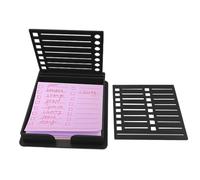 Distributeur de notes | Carnet d'autocollants | Distributeur de notes autocollantes | Carnet d'étiquettes pour enseignant avec modèle, boîte de rangement à la maison, école, entreprise