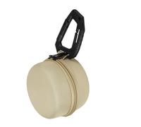 Distributeur de nourriture à double gobelet suspendu pour animaux de compagnie avec étui, gamelle à boire pour l'extérieur, gamelle portable pour chat et chien pour le camping, les voyages, durable