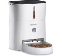 Distributeur de Nourriture Automatique - BALIMO - 3L - Programmable - Blanc - Pour Chats et Chiens