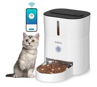 Distributeur de nourriture automatique - BALIMO - 3L - Wi-Fi 2.4G - 10 repas/jour - Blanc