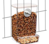 Distributeur de Nourriture Automatique pour Oiseaux Extérieur | Mangeoire Automatique Détachable - Réservoir Transparent pour Oiseaux du Jardin Colibris