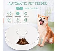 Distributeur de nourriture automatique programmable avec minuterie, 6 repas par jour, utilisation LCD, distributeur de nourriture pour chat, chien, lapin, anti-carte, couvercle anti-ouverture