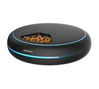 Cecotec Distributeur Automatique de Nourriture Pumba 1600 Purrfect Meal. Capacité de 1,6 L, 4 Sections Indépendantes, Affichage LED, Minuterie et Enregistreur Vocal