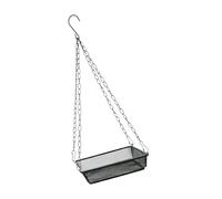 Distributeur de nourriture décoratif pour oiseaux - Plateau à suspendre pour observer les oiseaux et les décorations de jardin - Mangeoire à oiseaux pour terrasses extérieures