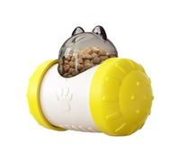 Distributeur De Nourriture Drôle Véhicule Taquin Gobelet Jouet Interactif pour Chats Distributeur Nourriture D'intérieur pour Animaux Compagnie avec Véhicule Jouet À Mangeoires Lentes