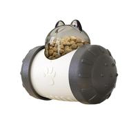 Distributeur De Nourriture Drôle Véhicule Taquin Gobelet Jouet Interactif pour Chats Distributeur Nourriture D'intérieur pour Animaux Compagnie avec Véhicule Jouet À Mangeoires Lentes