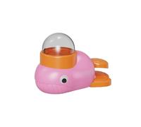 Distributeur de nourriture en forme de canard pour animaux de compagnie - Mangeoire lente interactive et jouet puzzle pour chiens et chats - Distributeur de friandises avec bouton pour l'entraînement