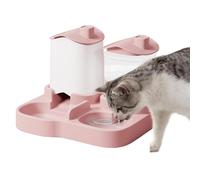 Distributeur de nourriture et d'eau pour chat | Gamelle de protection contre les fuites, distributeur automatique de nourriture et fontaine à eau pour animaux de compagnie - pour lapins, chiens