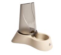 Distributeur de nourriture et d'eau pour chien Duvoplus Nuvola Beige 34,5x23x34 cm