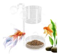 Distributeur De Nourriture Flottant Et Submersible pour Crevettes,Plateau de Nourrissage pour Poisson | Distributeur De Nourriture pour Aquarium Petit Espace Salon Débutants Passionnés