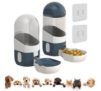Distributeur de nourriture - Hangings Auto Food & Waterer, bol de nourriture amovible pour animaux de compagnie | Gamelle de nourriture et d'eau légère pour chien sans déversement, distributeur de