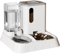 Distributeur De Nourriture Intelligente Pour Chats | Distributeur Automatique - Aliment Avec Caméra Intégrée | Conteneur Transparent 2 En 1 Pour Eau Et Croquettes | Pour L'Alimentation