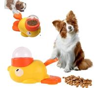 Distributeur de nourriture interactif 2 en 1 pour chien, jouet puzzle de nourriture pour chien, distributeur de friandises pour animaux de compagnie, distributeur de nourriture, canard rebondissant, o